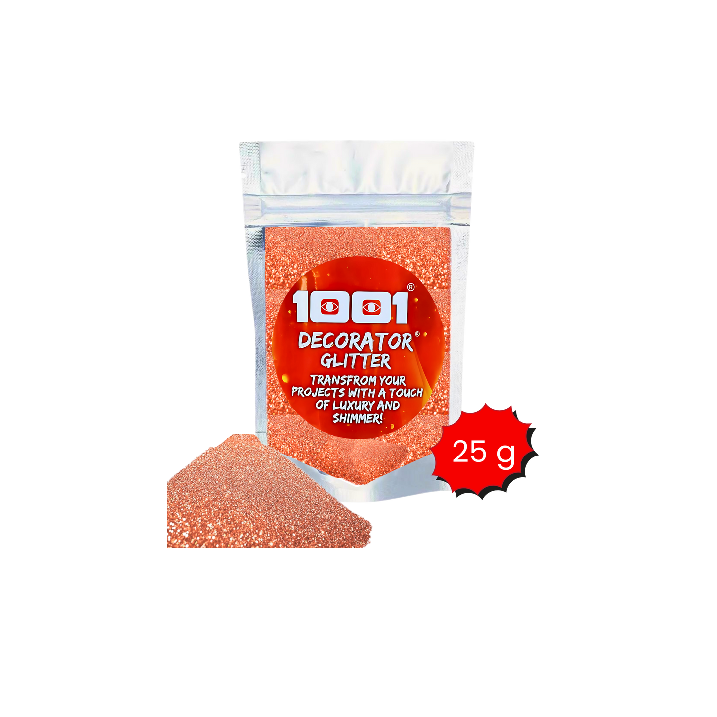 1001 Glossy Decorator Glitter for Epoxy Grout, Art Epoxy, Speaker Paint