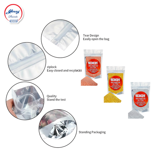 1001 Glossy Decorator Glitter for Epoxy Grout, Art Epoxy, Speaker Paint