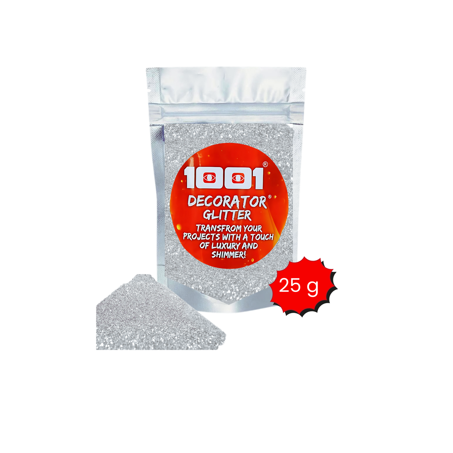 1001 Glossy Decorator Glitter for Epoxy Grout, Art Epoxy, Speaker Paint