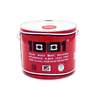 1001 Ready Mixed Paint, RMP Brushing Bituminous, Black, Lead Free, Acid Alkali and Heat Resisting  ST - IS 158