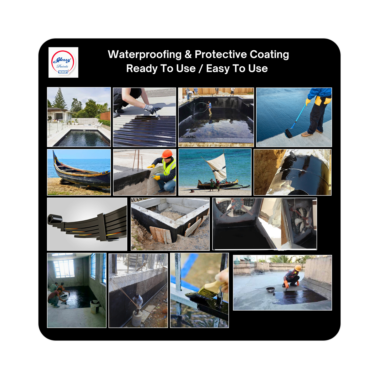 1001 Ready Mixed Paint, RMP Brushing Bituminous, Black, Lead Free, Acid Alkali and Heat Resisting  ST - IS 158