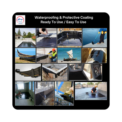 1001 Ready Mixed Paint, RMP Brushing Bituminous, Black, Lead Free, Acid Alkali and Heat Resisting  ST - IS 158