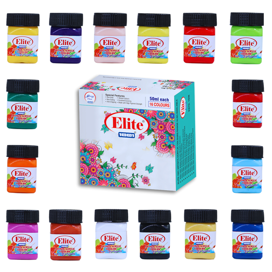 Elite Artist's Acrylic Non Metallic Colours for Multisurface